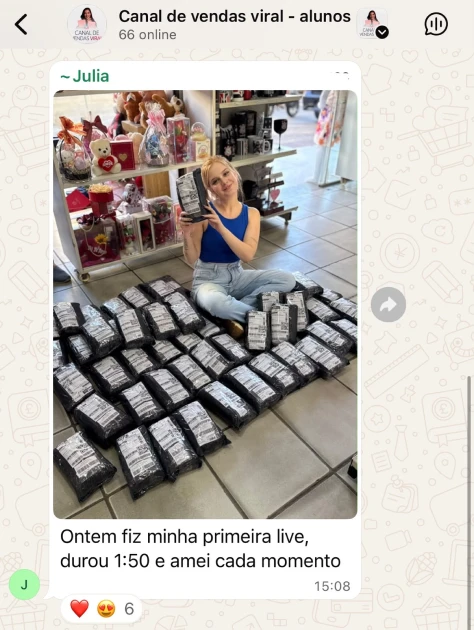 Depoimento de aluna